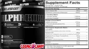 Alpha Burn Cosmic Candy