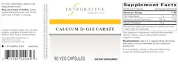 Label for Calcium D-Glucarate