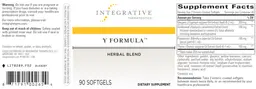Label for Y Formula
