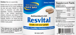 Resvital Crude Red Sour Grape