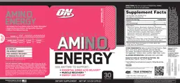Label for Essential AMIN.O. Energy Watermelon