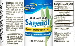 Label for Sagenol Oil of Wild Sage