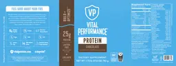 Label for Protein 25 g Chocolate
