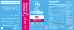 Label for PRE Passion Fruit