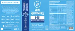 Label for PRE Watermelon Blueberry