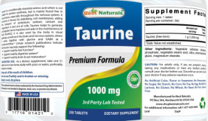 Taurine 1000 mg