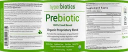 Label for Prebiotic
