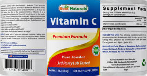 Vitamin C Pure Powder