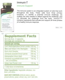 Label for Immuni-T Immune Support
