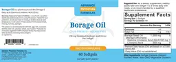 Label for Borage Oil