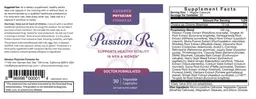 Label for Passion Rx
