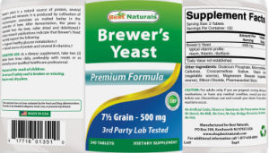 Brewer's Yeast 500 mg