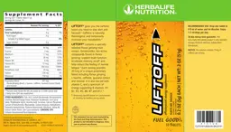 Label for Liftoff Ignite-Me Orange