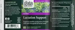 Label for Lactation Support