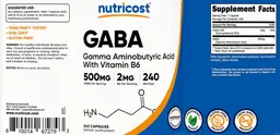 Label for GABA 500 mg