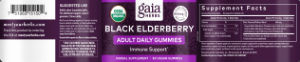 Black Elderberry Adult Daily Gummies