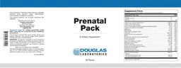 Label for Prenatal Pack