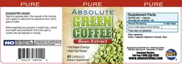 Label for Green Coffee Bean Extract