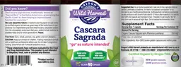 Label for Cascara Sagrada