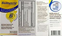 Label for Bedoyecta Capsules