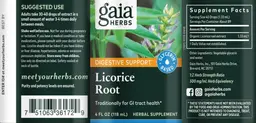Label for Licorice Root