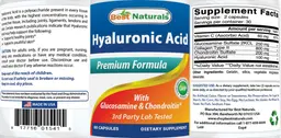 Label for Hyaluronic Acid