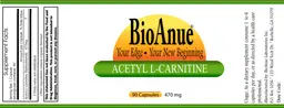 Label for Acetyl-L-Carnitine