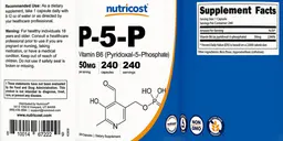 Label for P-5-P 50 mg