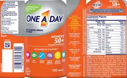 Label for Women's 50+ Complete Multivitamin