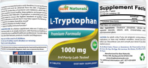 L-Tryptophan 1000 mg