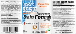 Label for Brain Formula