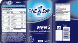 Label for Men's Complete Multivitamin