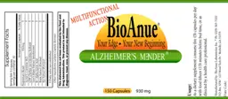 Label for Alzheimer's Mender