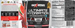 Label for Ultimate Hydration Watermelon