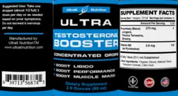 Label for Ultra Testosterone Booster