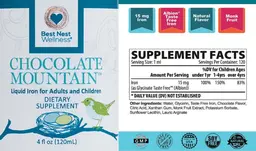 Label for Chocolate Mountain