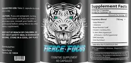Label for Fierce Focus