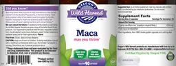 Label for Maca