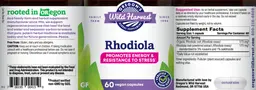 Label for Rhodiola