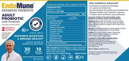 Label for Adult Probiotic with Prebiotic