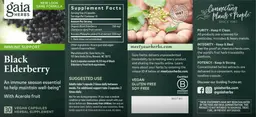 Label for Black Elderberry