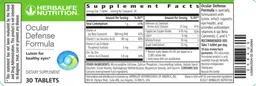 Label for Ocular Defense Formula