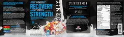 Label for ioWhey Protein Post Workout Fruity Cereal
