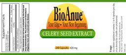 Label for Celery Seed Extract
