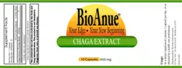 Label for Chaga Extract
