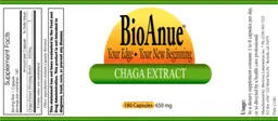 Label for Chaga Extract