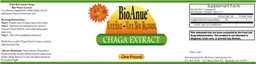 Label for Chaga Extract