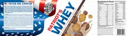 Label for Patriot's Whey Chubby Choco Nutz