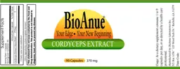 Label for Cordyceps Extract