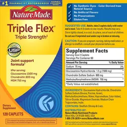 Label for Triple Flex Triple Strength